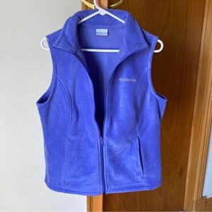 Columbia Purple Fleece Vest